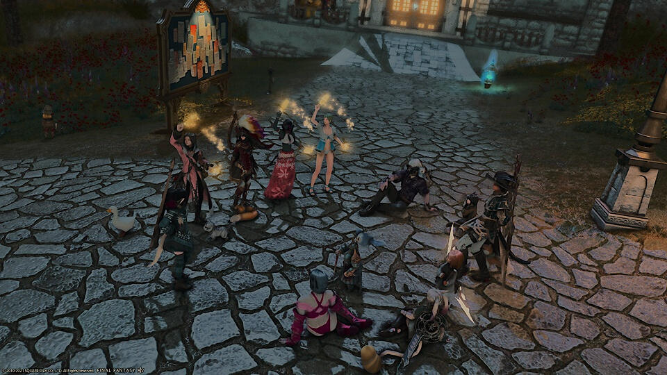 close up of the fc's garden